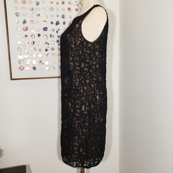 Max studio black lace & sequin dress size Small - Picture 7 of 7